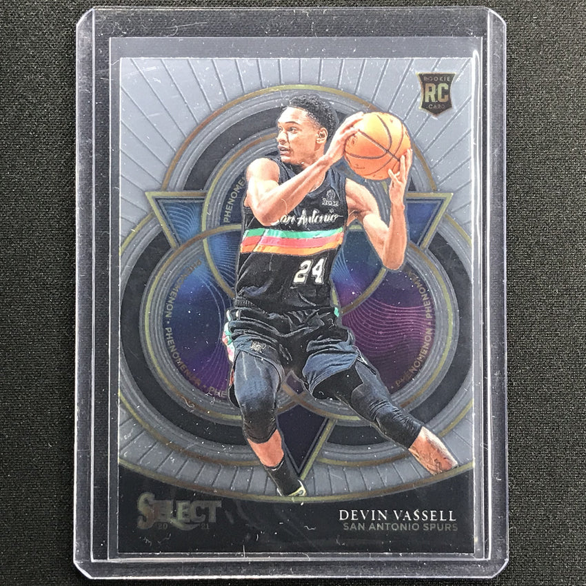 2020-21 Select Devin Vassell Phenomenon Rookie Insert Base No 21