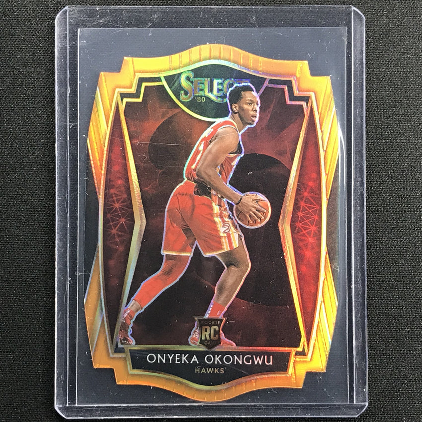 2020-21 Select Onyeka Okongwu Premier Level Rookie Orange Die-cut 12/65