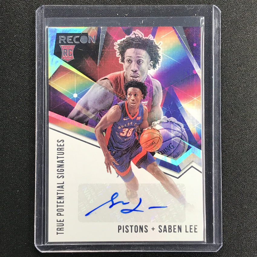 2020-21 Recon Saben Lee True Potential Signatures Rookie Auto No Sbl