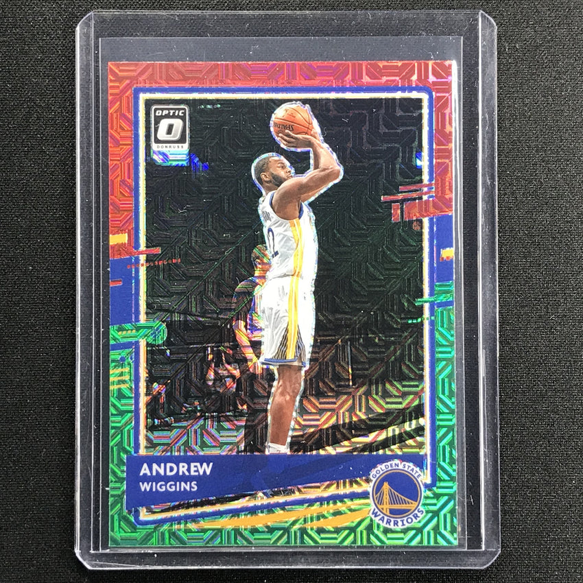 2020-21 Donruss Optic ANDREW WIGGINS Choice Red Green Mojo #146
