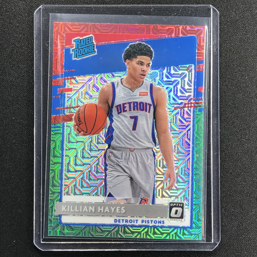 2020-21 Donruss Optic KILLIAN HAYES Rated Rookie Choice Red Green #157