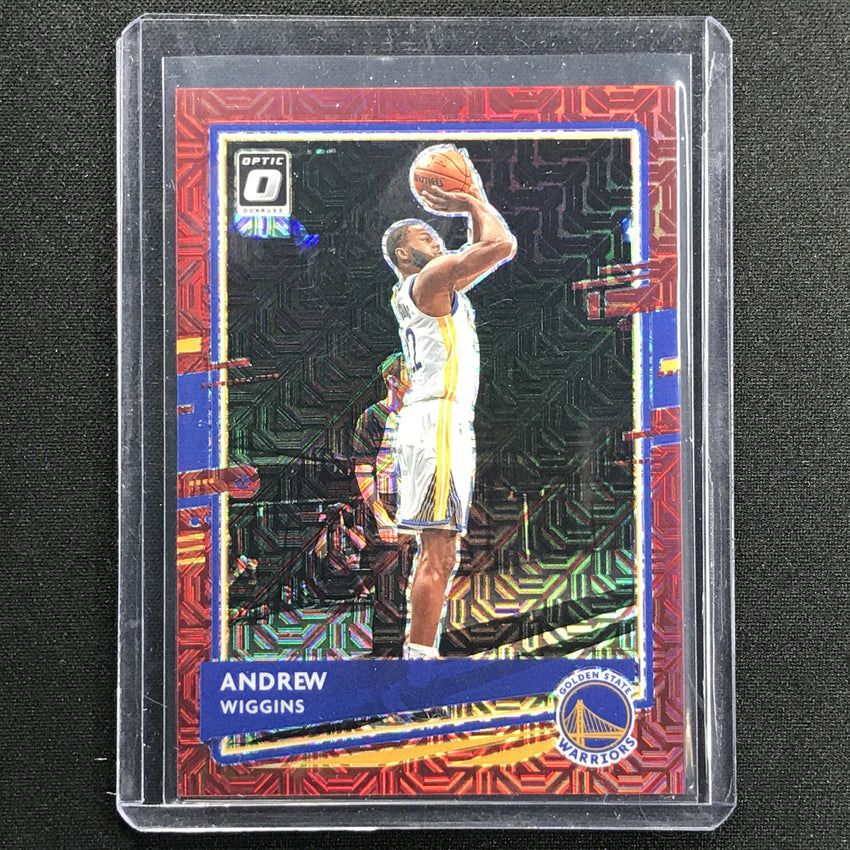 2020-21 Donruss Optic Andrew Wiggins Choice Red Mojo 74/88