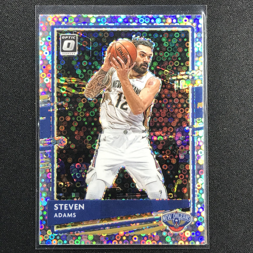 2020-21 Donruss Optic Steven Adams Fast Break Holo Silver Disco No 37