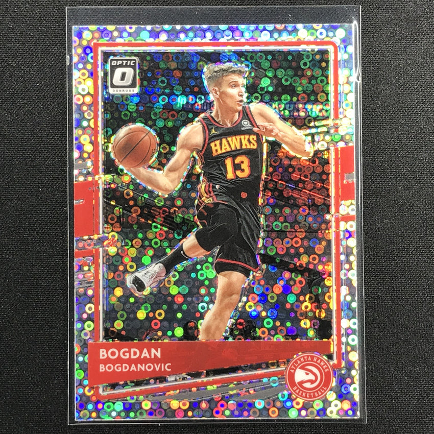 2020-21 Donruss Optic Bogdan Bogdanovic Fast Break Holo Silver Disco No 104