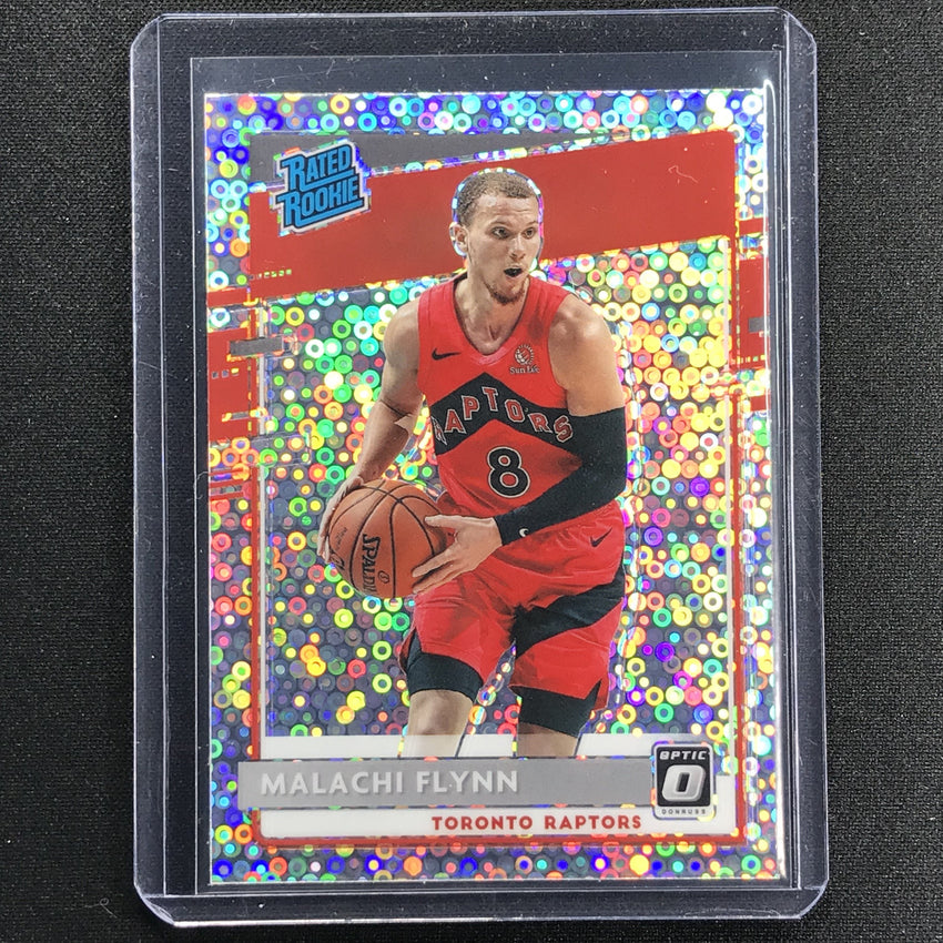 2020-21 Donruss Optic MALACHI FLYNN Rated Rookie Fast Break Holo Silver #179