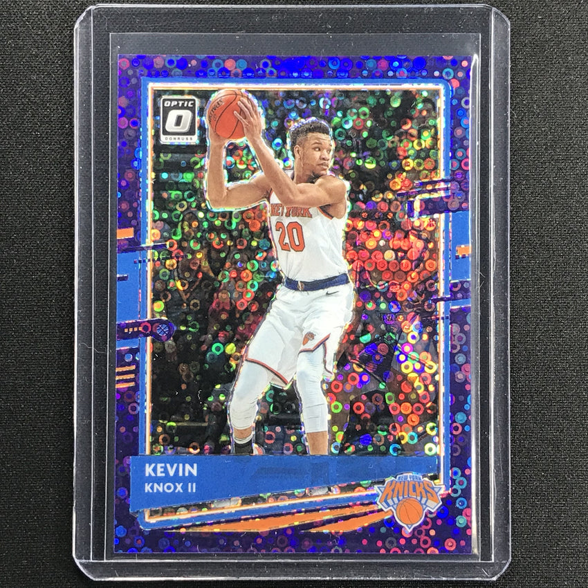 2020-21 Donruss Optic Kevin Knox Fast Break Purple Disco /95