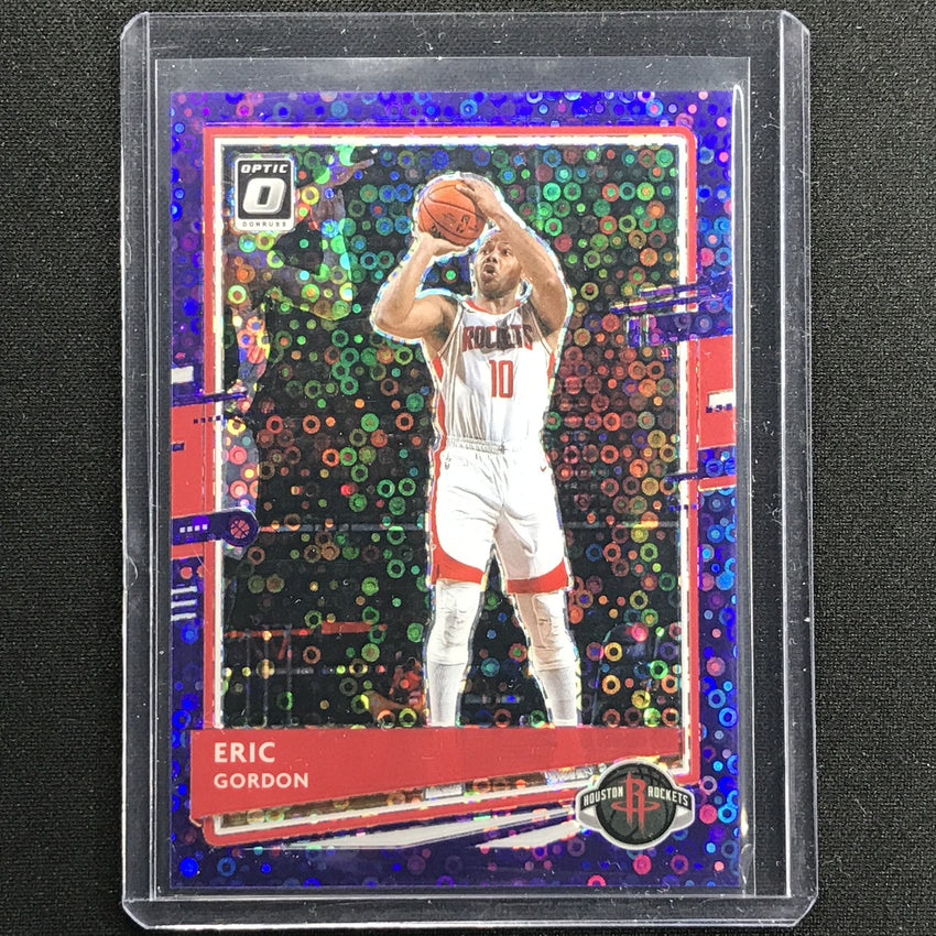 2020-21 Donruss Optic Eric Gordon Fast Break Purple Disco /95