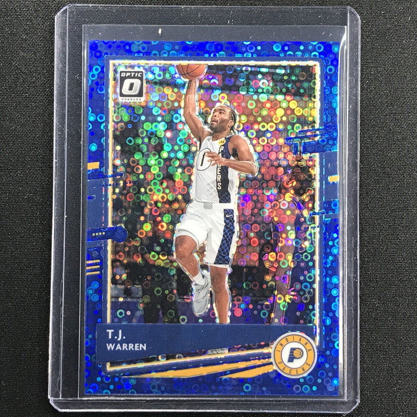 2020-21 Donruss Optic T.j. Warren Fast Break Blue Disco 46/50