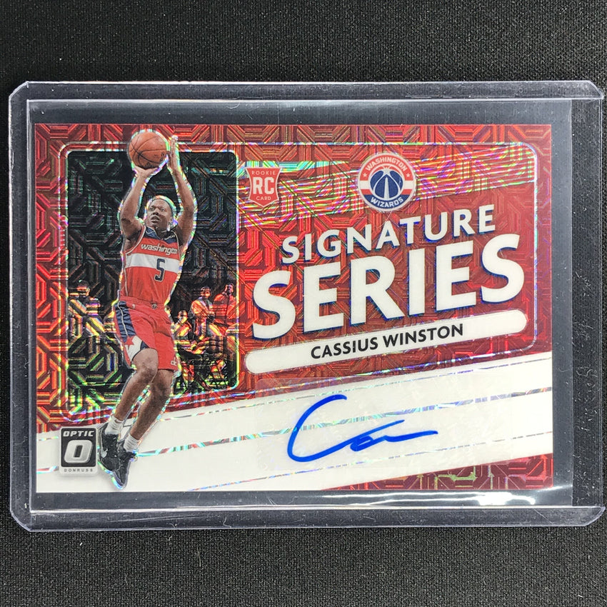 2020-21 Donruss Optic CASSIUS WINSTON Signature Series Rookie Auto Choice #CWS