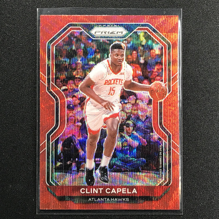 2020-21 Prizm CLINT CAPELA Base Ruby Wave #69