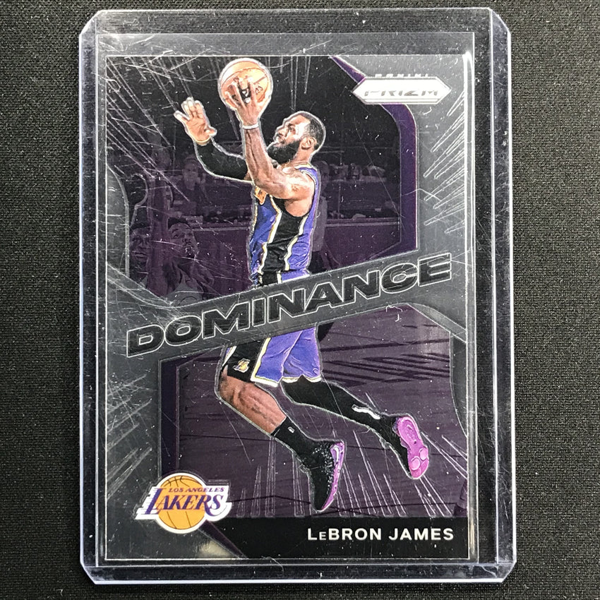 2020-21 Prizm Lebron James Dominance Base No 17