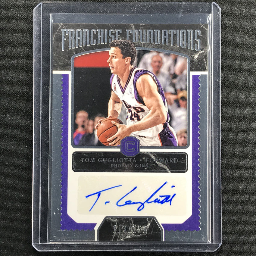 2017-18 Cornerstones Tom Gugliotta Franchise Foundations Auto 113/159