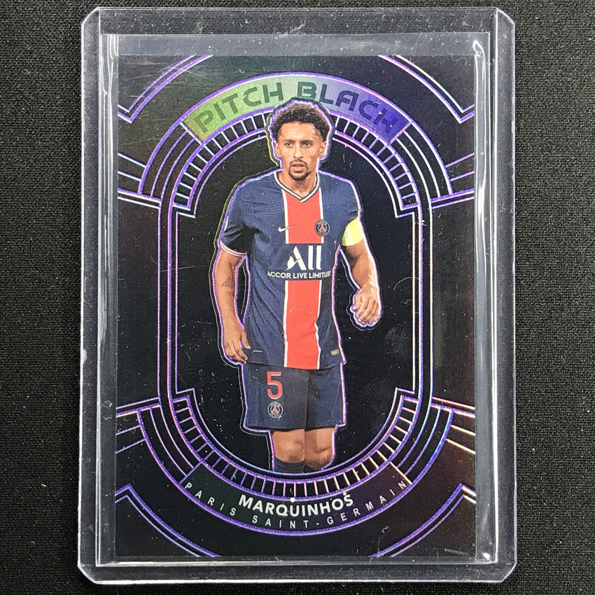 2020-21 Obsidian Marquinhos Pitch Black Purple 7/60