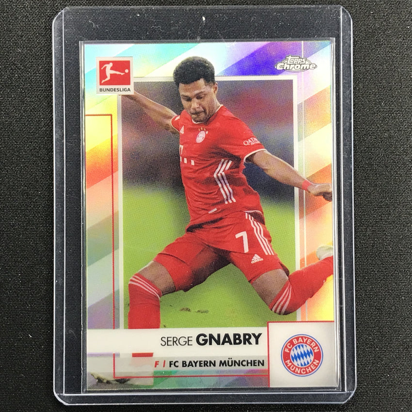 2020-21 Topps Chrome Bundesliga SERGE GNABRY Refractor #81