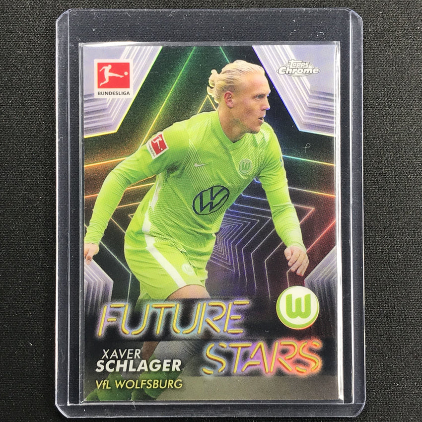 2020-21 Topps Chrome Bundesliga XAVER SCHLAGER Future Stars Refractor #XS