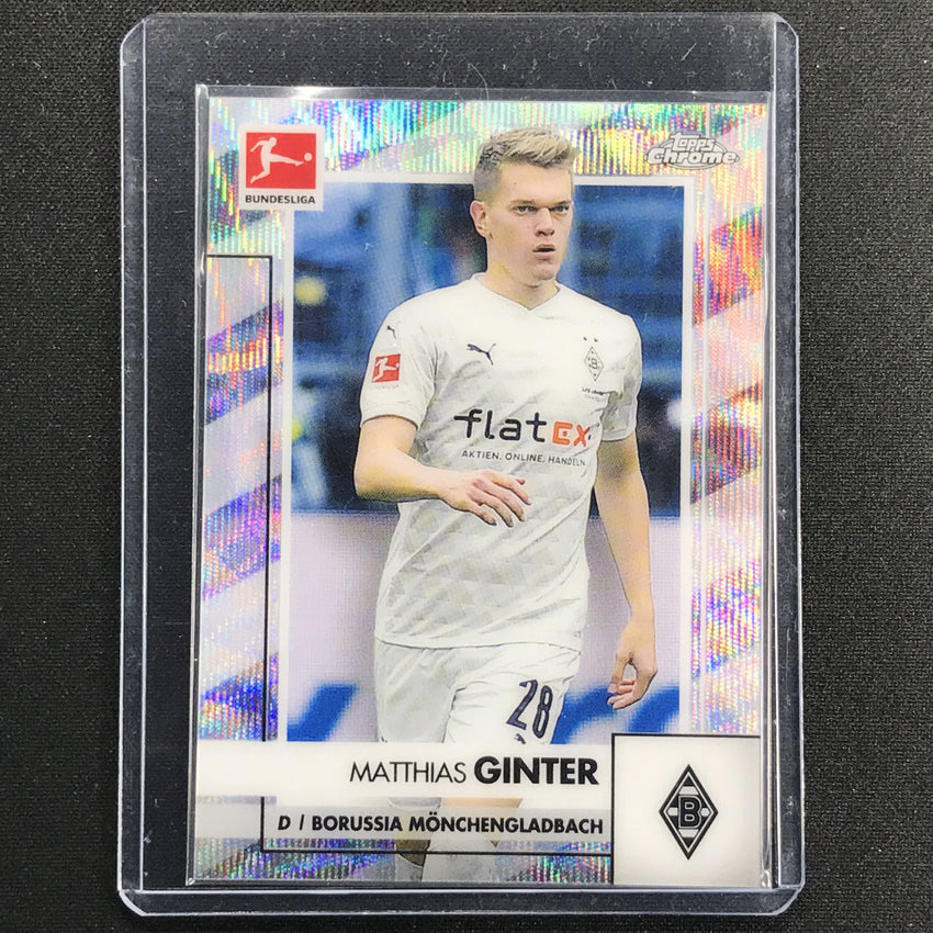 2020-21 Topps Chrome Bundesliga Matthias Ginter X-fractor 165/250