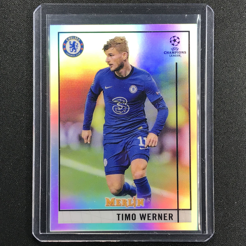 2020-21 Merlin Chrome UCL Europa League TIMO WERNER Refractor #8