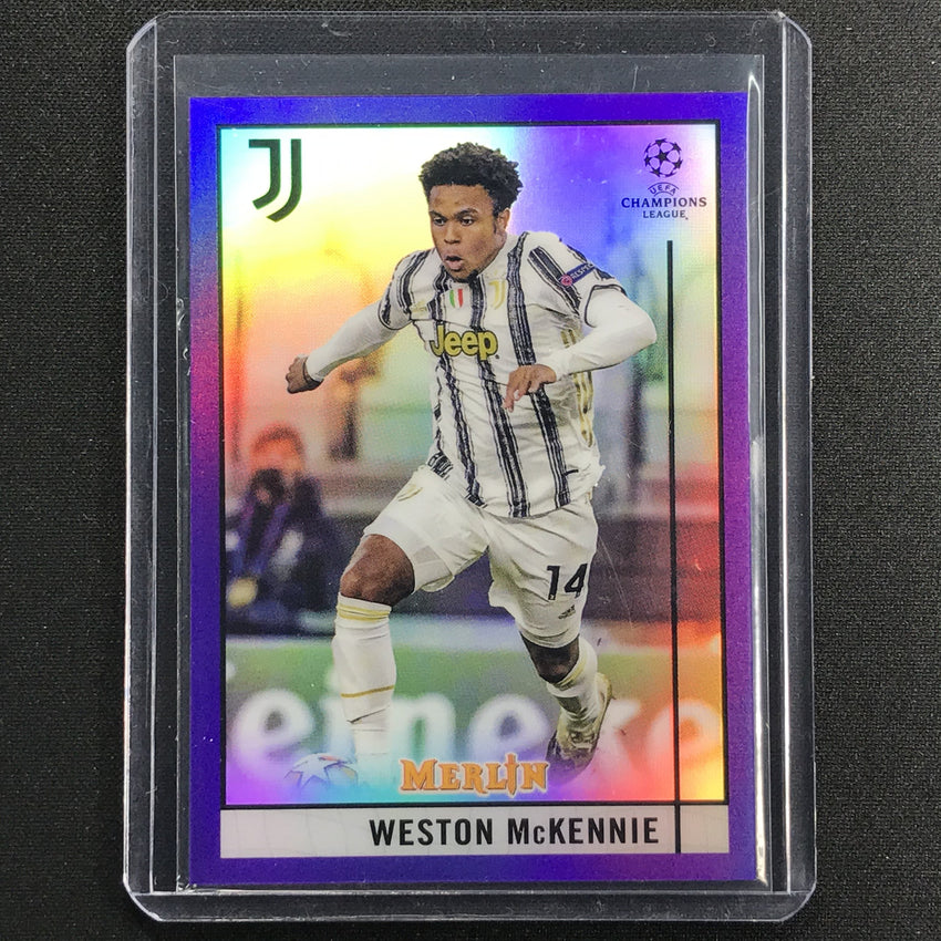 2020-21 Merlin Chrome Ucl Europa League Weston Mckenzie Purple 91/299