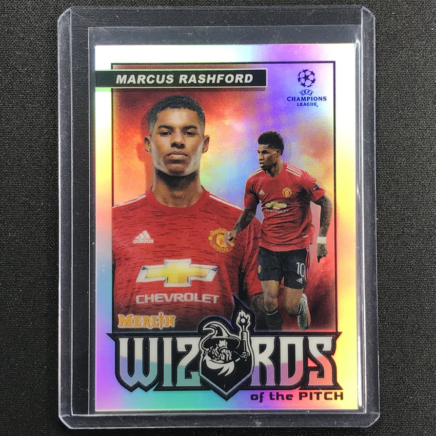 2020-21 Merlin Chrome Ucl Europa League Marcus Rashford Wizards Of The Pitch No Mr