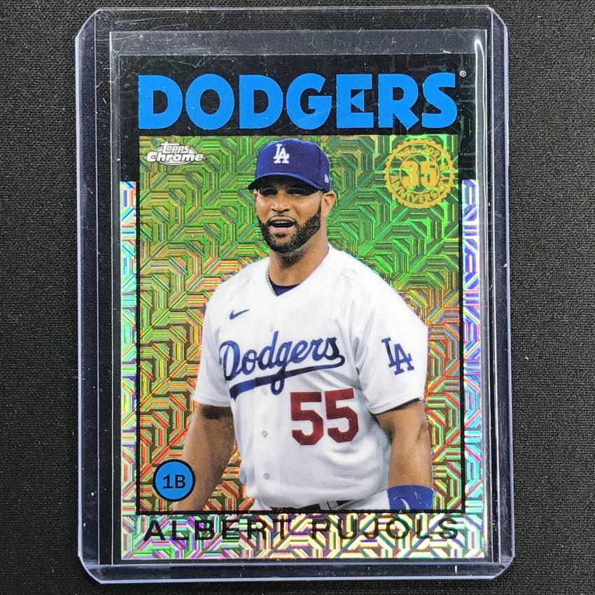 2021 Topps Chrome ALBERT PUJOLS 1986 Silver Pack Mojo Series 2 #1