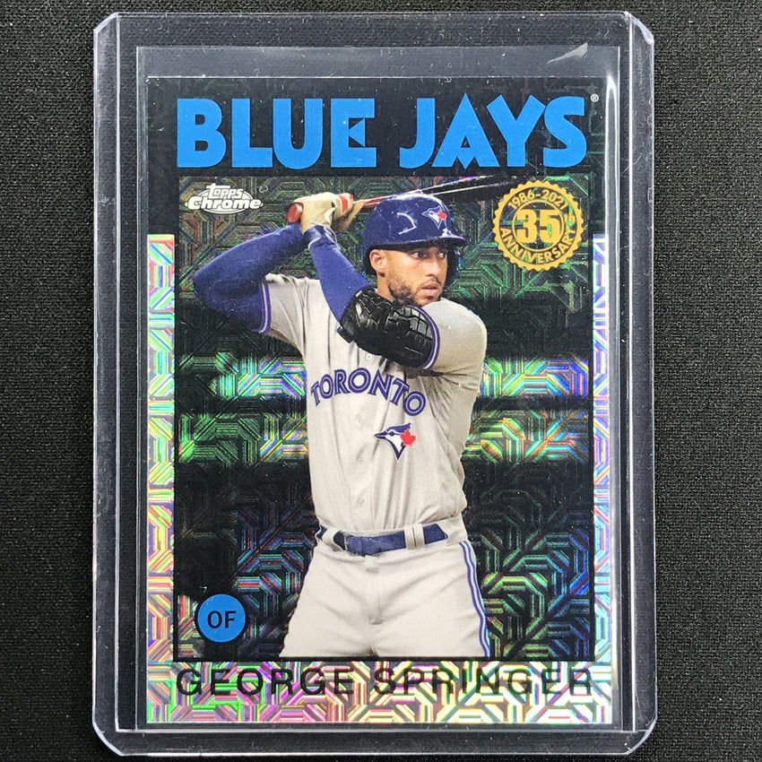 2021 Topps Chrome GEORGE SPRINGER 1986 Silver Pack Mojo Series 2 #20