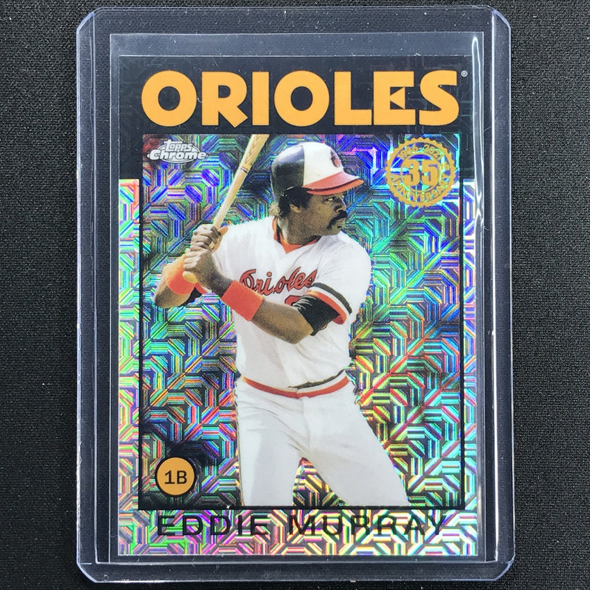 2021 Topps Chrome EDDIE MURRAY 1986 Silver Pack Mojo Series 2 #49