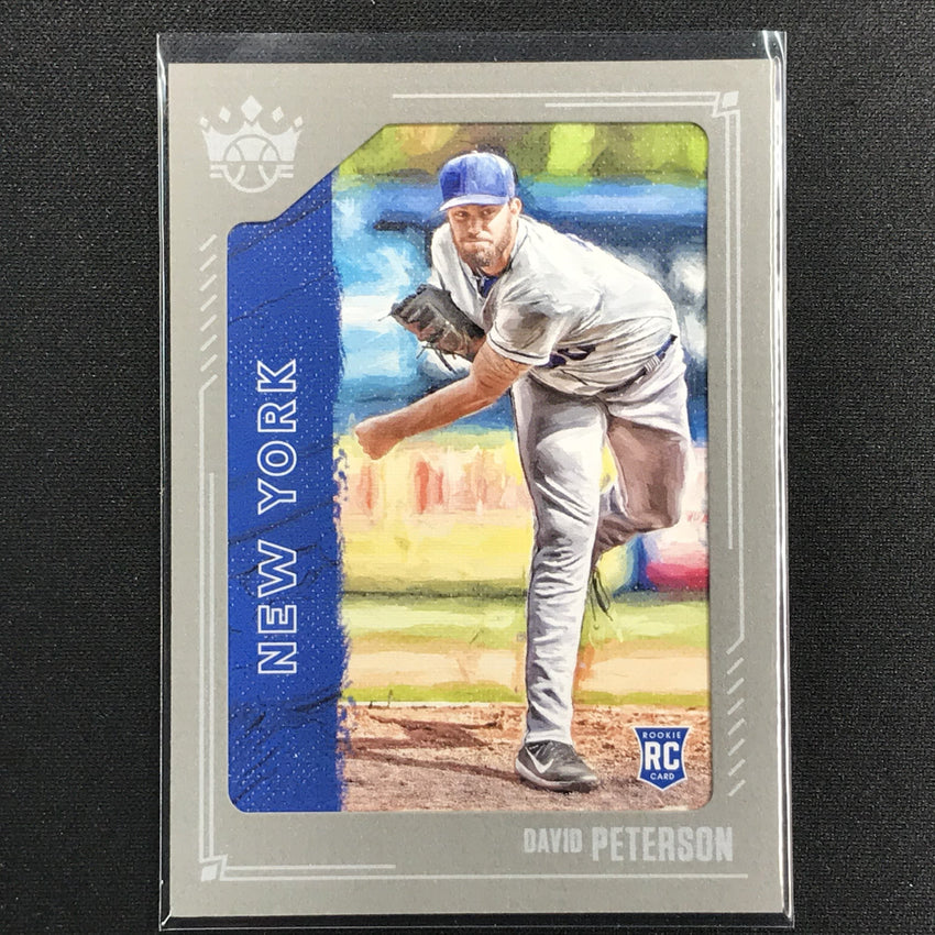 2021 Diamond Kings DAVID PETERSON Rookie Short Print SP Gray Framed #143