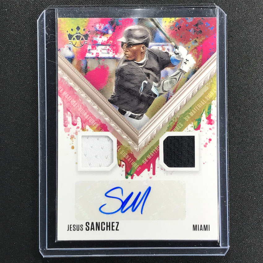 2021 Diamond Kings JESUS SANCHEZ DK Materials Dual Jersey Rookie Auto #JE