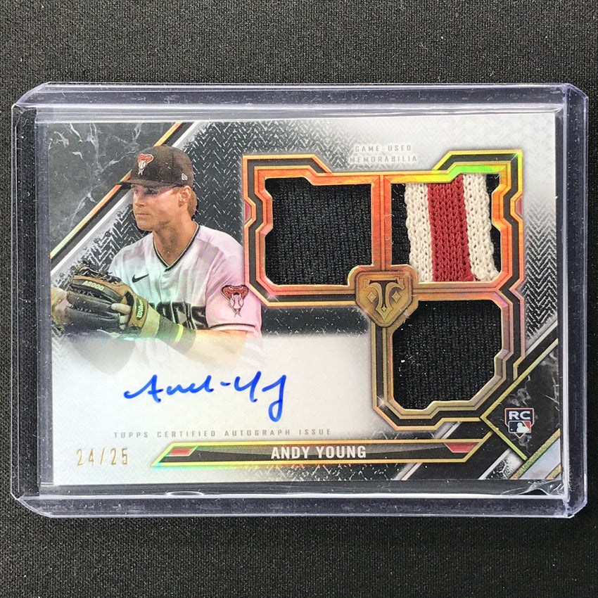 2021 Triple Threads Andy Young Rookie Phenoms Auto Relic Patch Onyx 24/25