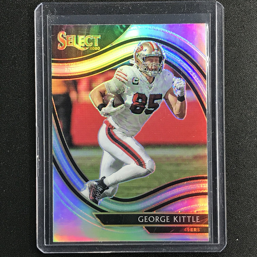 2020 Select George Kittle Field Level Silver Prizm Sp No 306