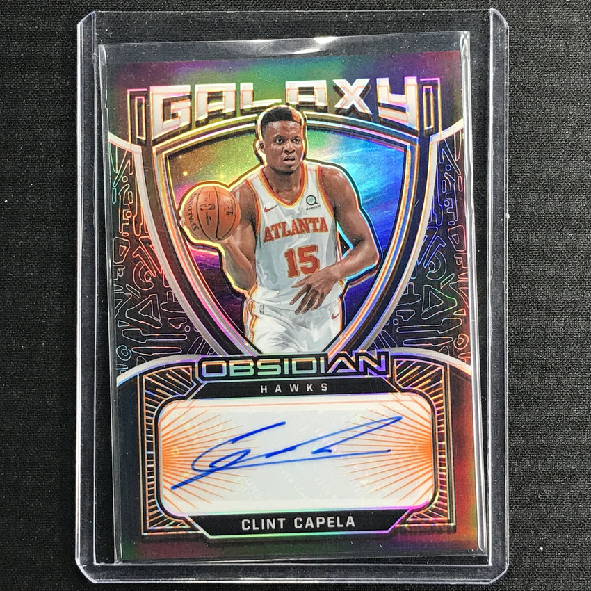 2020-21 Obsidian Clint Capela Galaxy Auto Orange 37/50