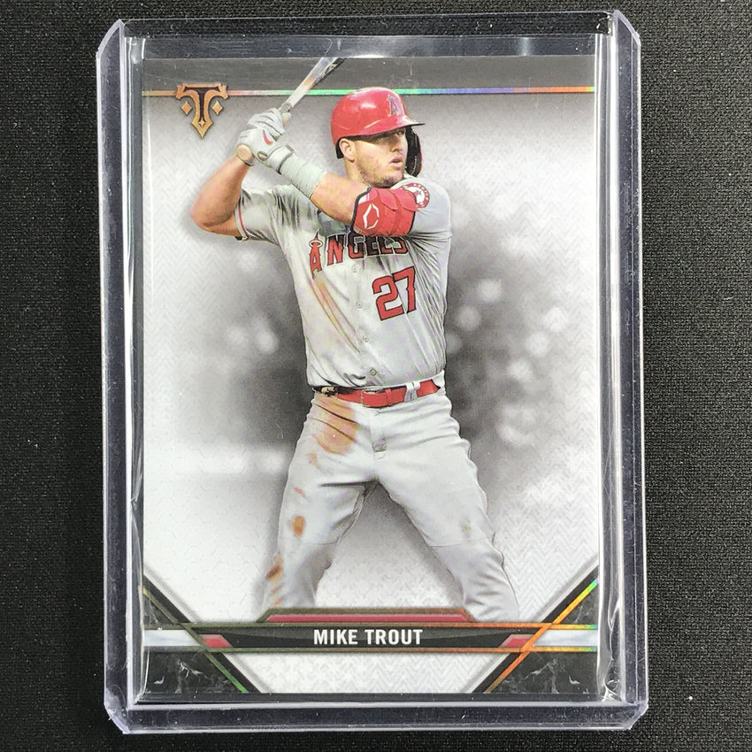 2021 Triple Threads Mike Trout Base No 1