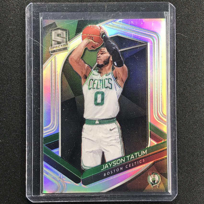 2019-20 Spectra Jayson Tatum Silver Prizm No 45