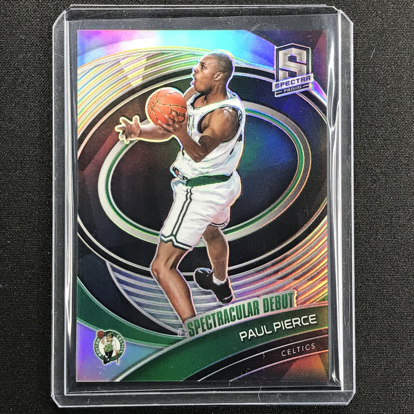 2020-21 Spectra Paul Pierce Spectracular Debut Silver Prizm No 172