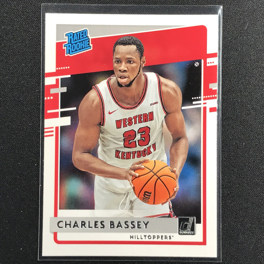2021 Chronicles Draft Picks CHARLES BASSEY Donruss Rated Rookie Base #48