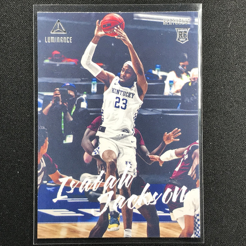 2021 Chronicles Draft Picks ISAIAH JACKSON Luminance Rookie Base #92