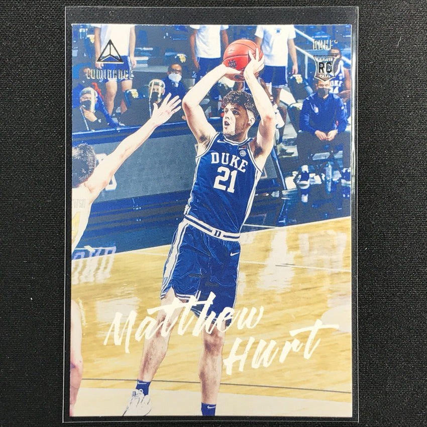 2021 Chronicles Draft Picks MATTHEW HURT Luminance Rookie Base #99