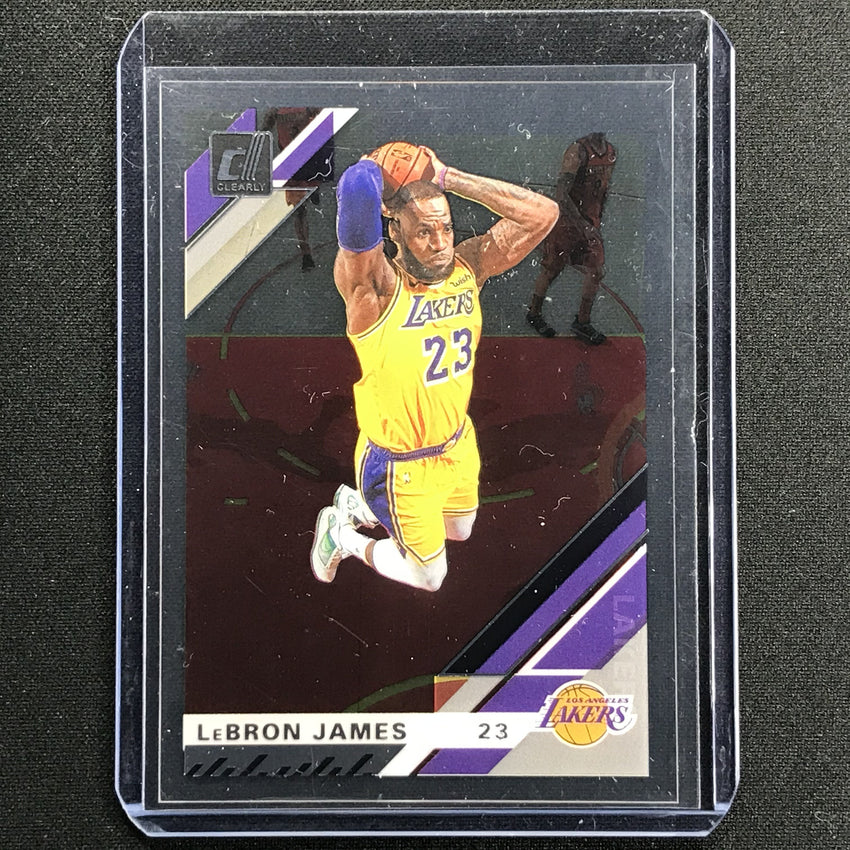 2019-20 Clearly Donruss Lebron James Base No 20