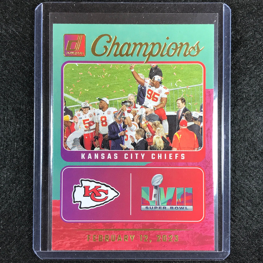 2023 Donruss Football Kansas City Chiefs Champions Base Sp No Kc