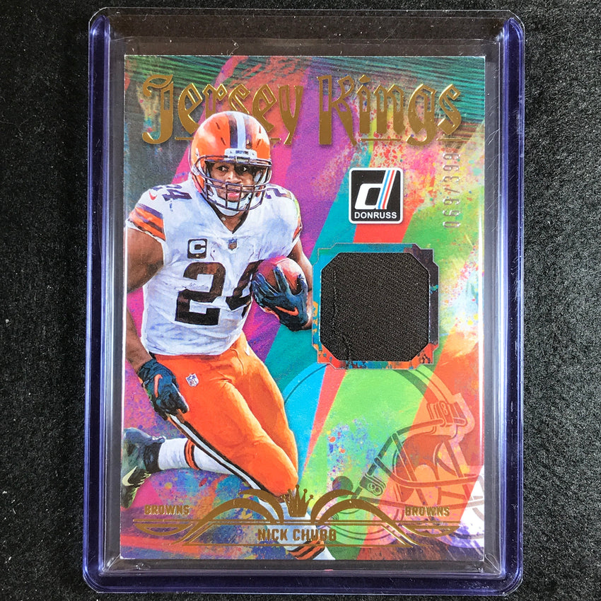 2023 Donruss Football Nick Chubb Jersey Kings Relic 69/399