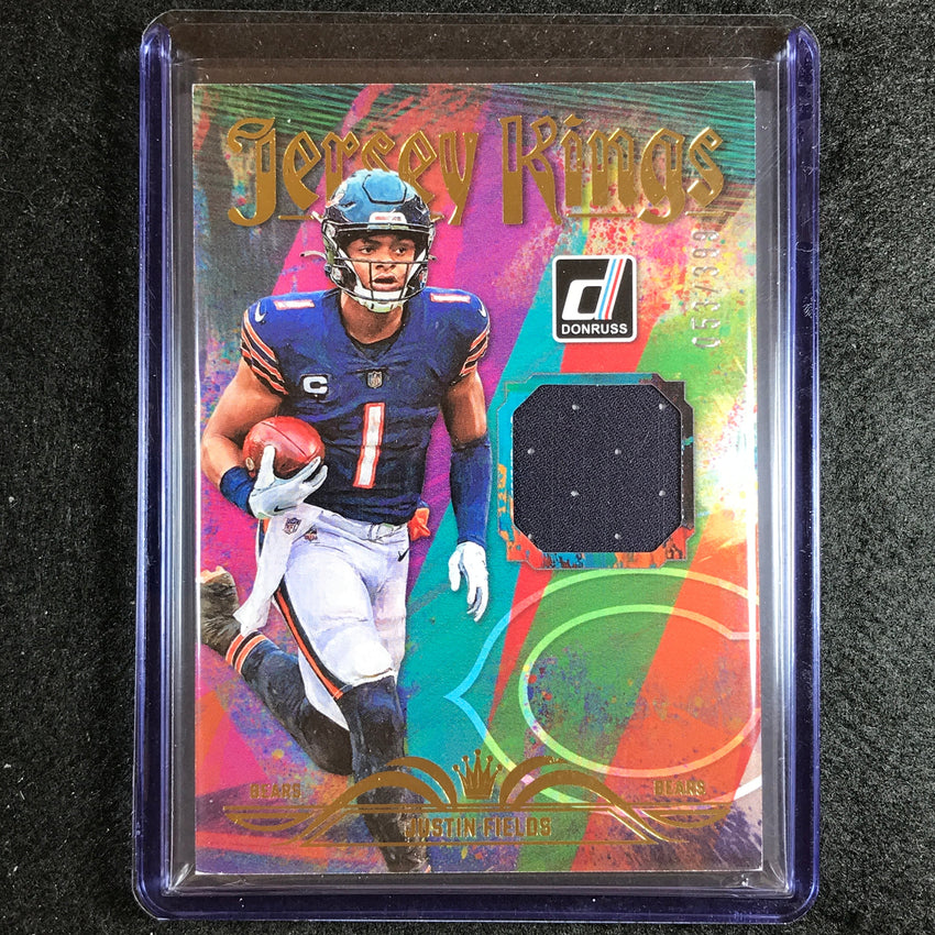 2023 Donruss Football Justin Fields Jersey Kings Relic 53/399