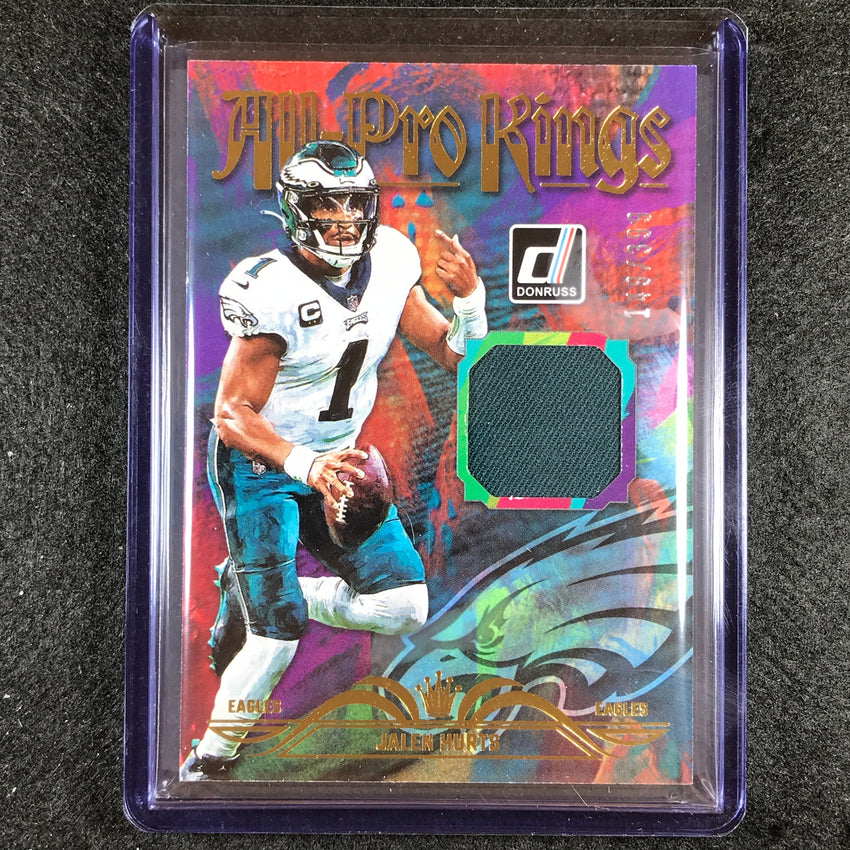 2023 Donruss Football Jalen Hurts All Pro Kings Jersey 149/399