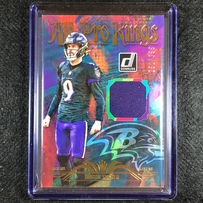2023 Donruss Football Justin Tucker All Pro Kings Jersey 281/399