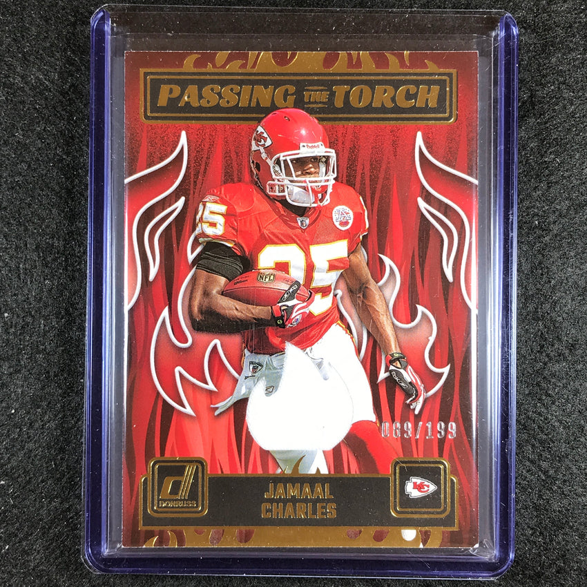 2023 Donruss Football Jamaal Charles/isiah Pacheco Passing The Torch 89/199
