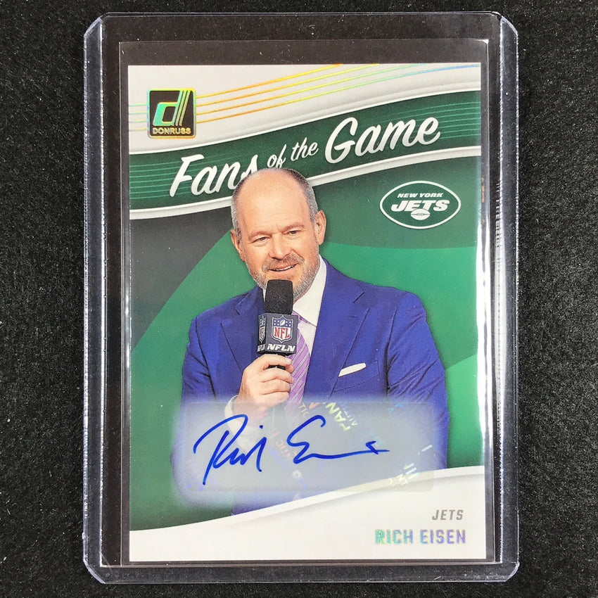 2023 Donruss Football Rich Eisen Fans Of The Game Auto No Re