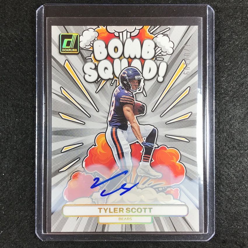 2023 Donruss Football Tyler Scott Bomb Squad Rookie Auto 170/199