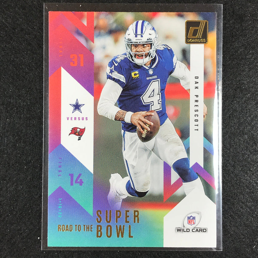 2023 Donruss Football DAK PRESCOTT Road to the Super Bowl Wild Card Base #DP