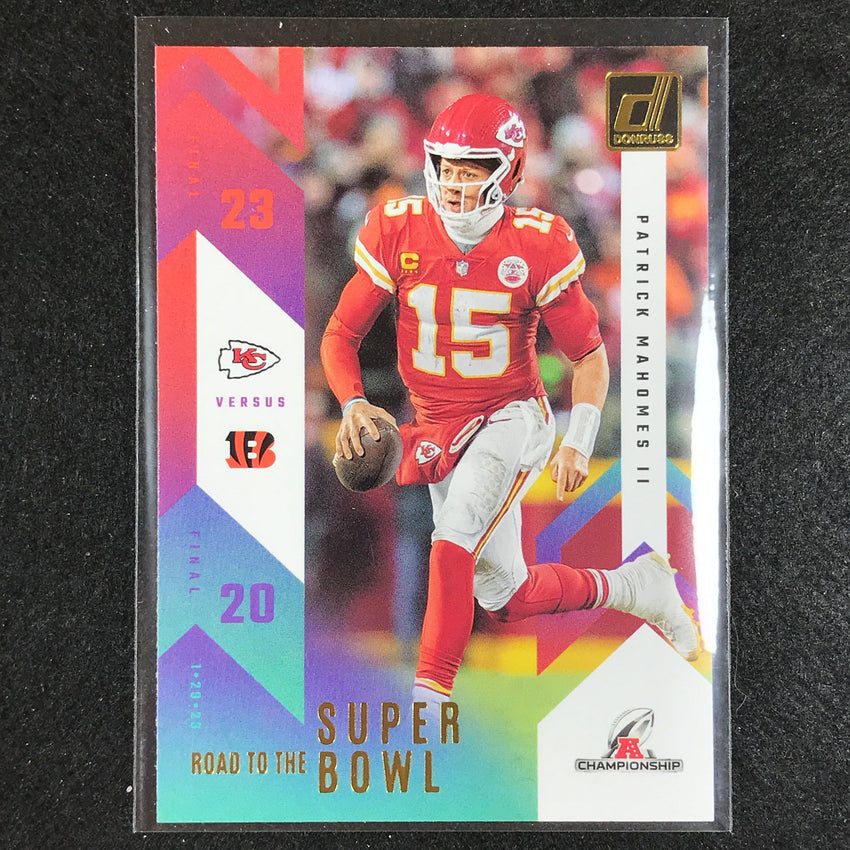 2023 Donruss Football PATRICK MAHOMES II Road to the Super Bowl Conference #PM