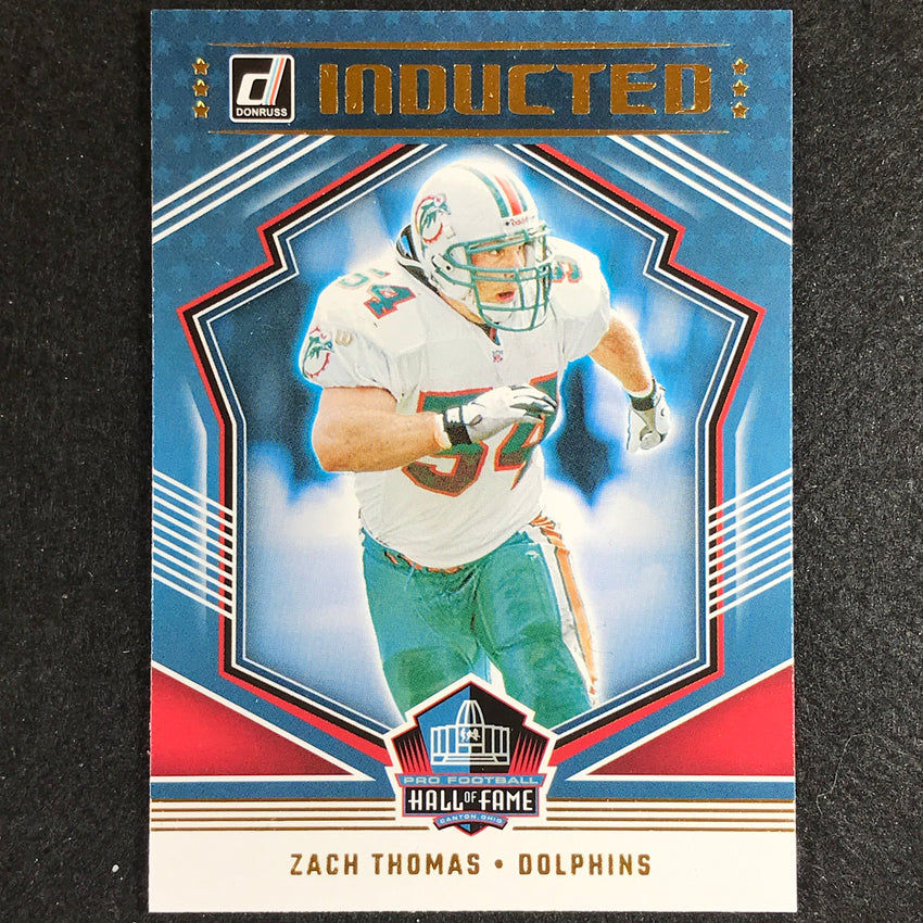 2023 Donruss Football ZACH THOMAS Inducted Base #3