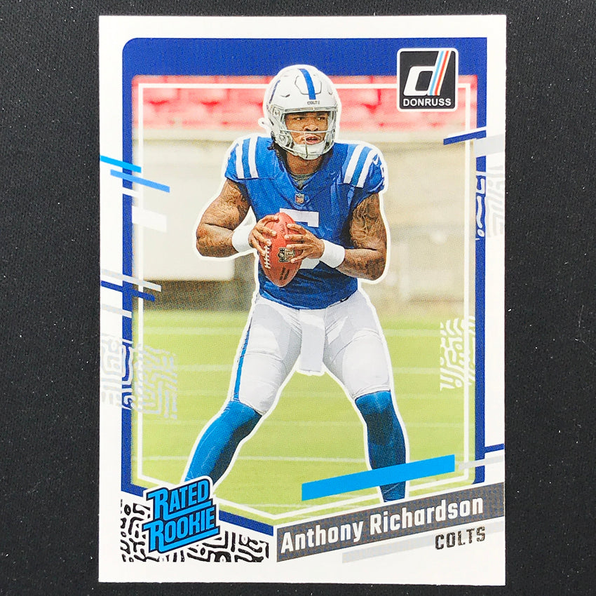 2023 Donruss Football Anthony Richardson Rated Rookie Base No 343